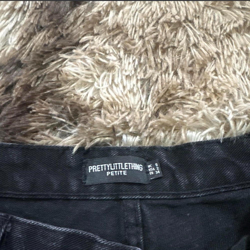 PrettyLittleThing Petite Black Trousers